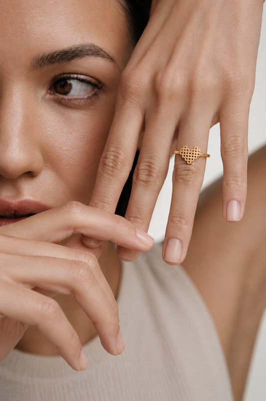 Trèfle Heart Ring
