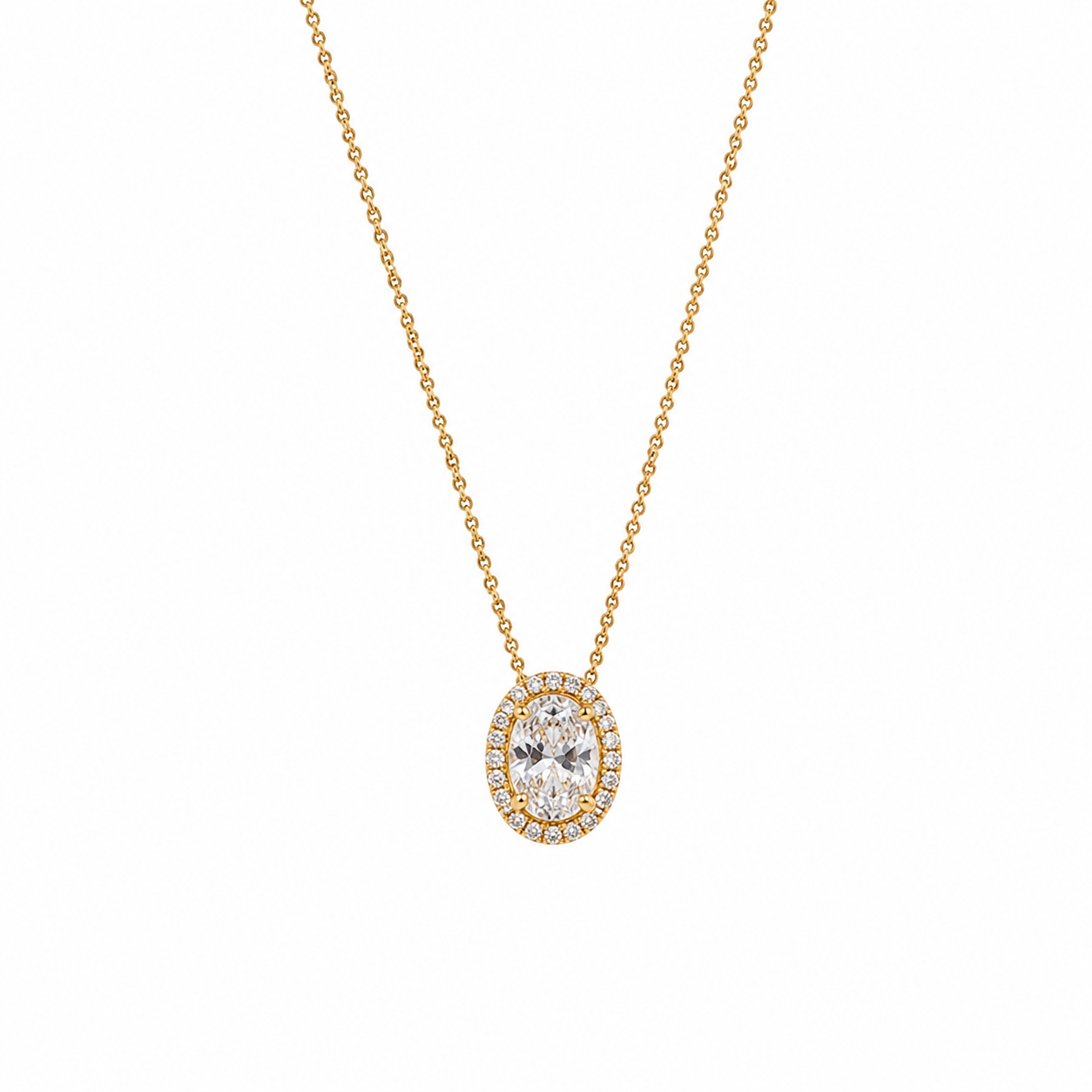 Céleste Halo Necklace