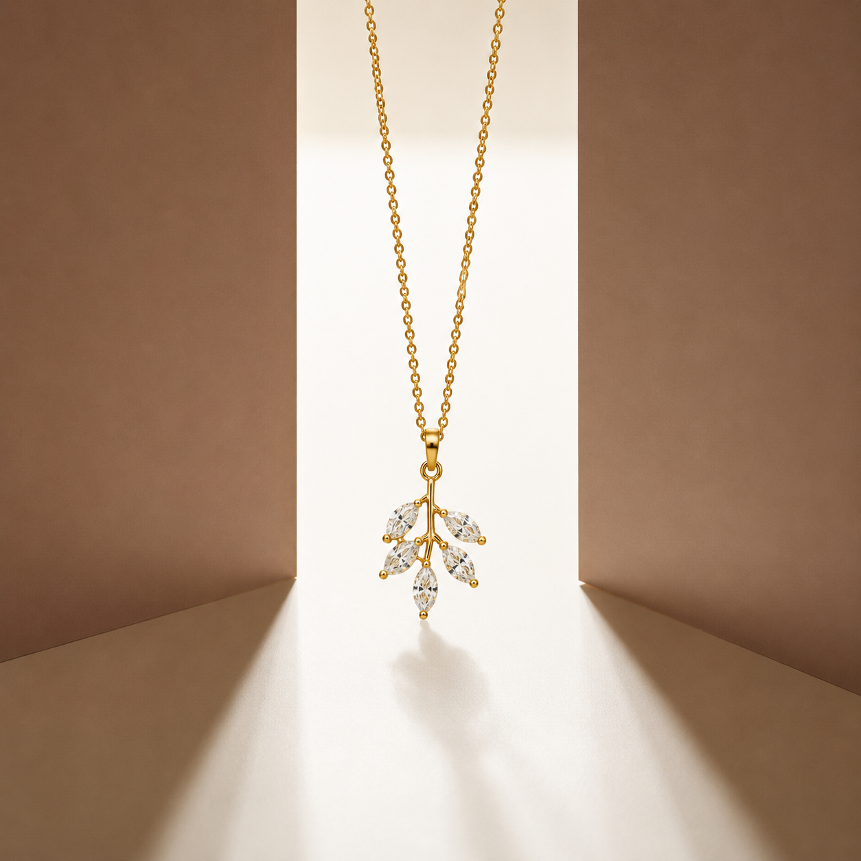 Aurelia Leaf Pendant