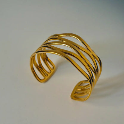 Wave Cuff Bracelet