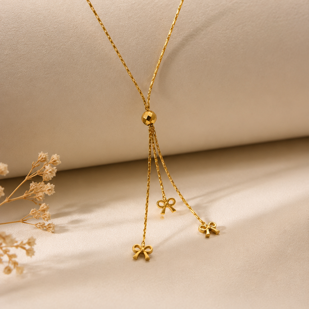 Noelle Bow Necklace