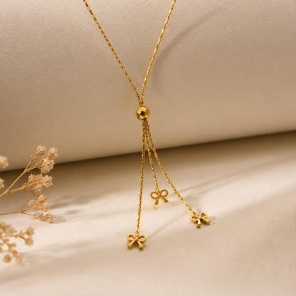 Noelle Bow Necklace