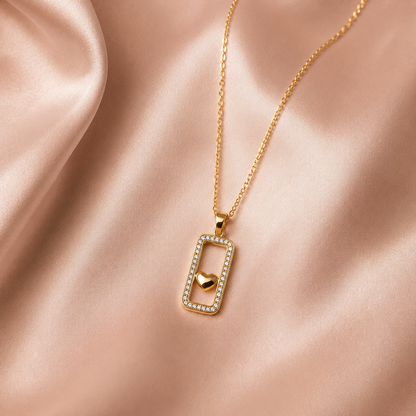 Heart Frame Necklace