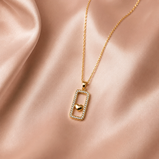 Heart Frame Necklace
