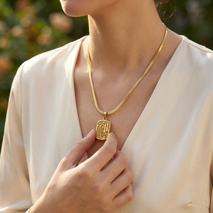 Amour Tag Necklace