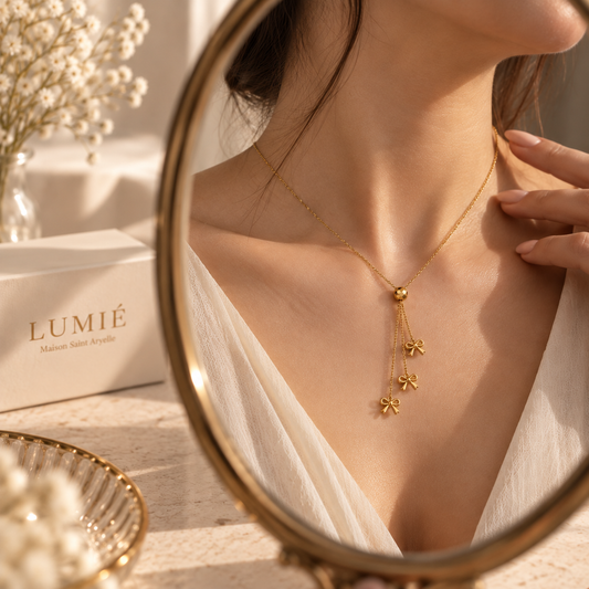 Noelle Bow Necklace