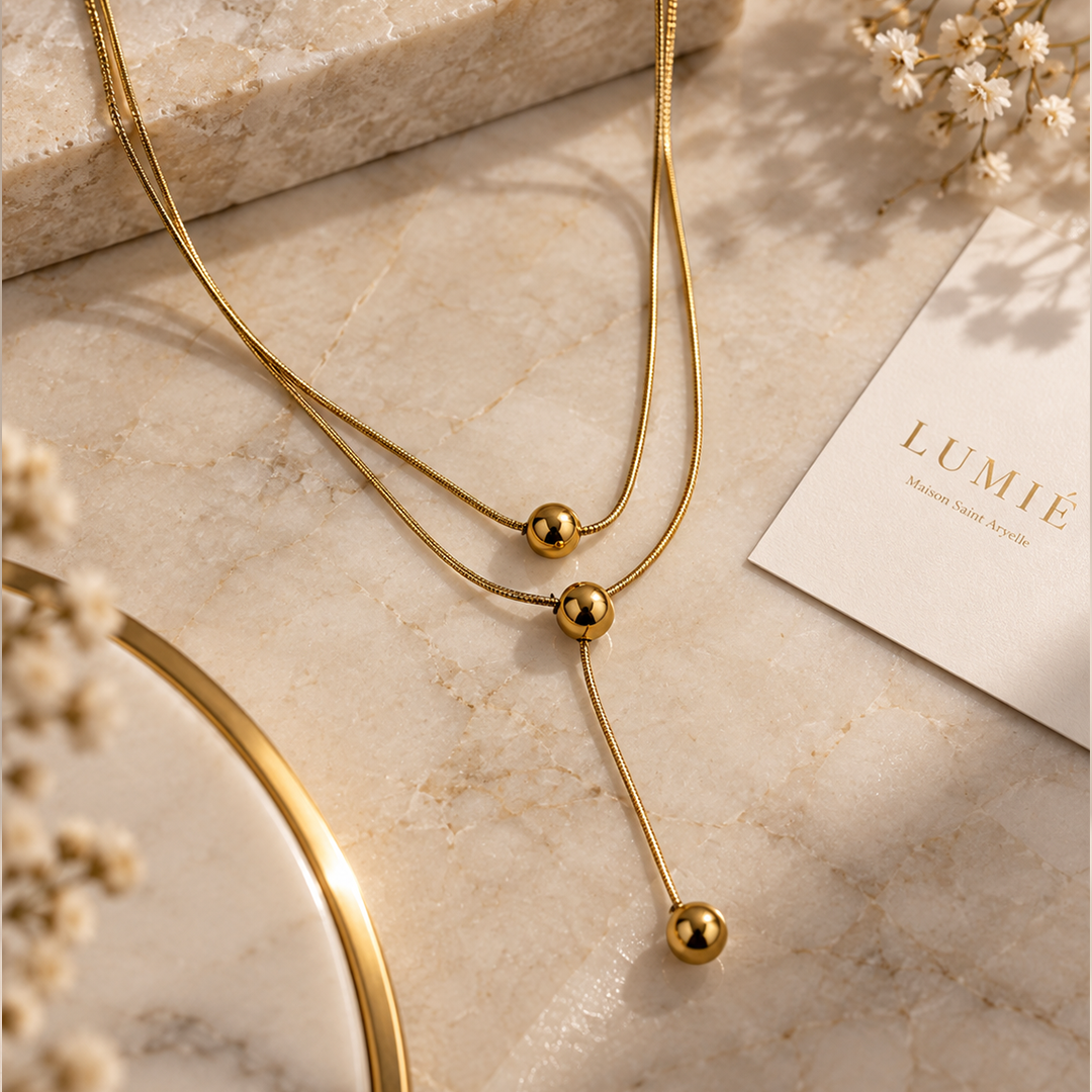 Perle Cascade Necklace