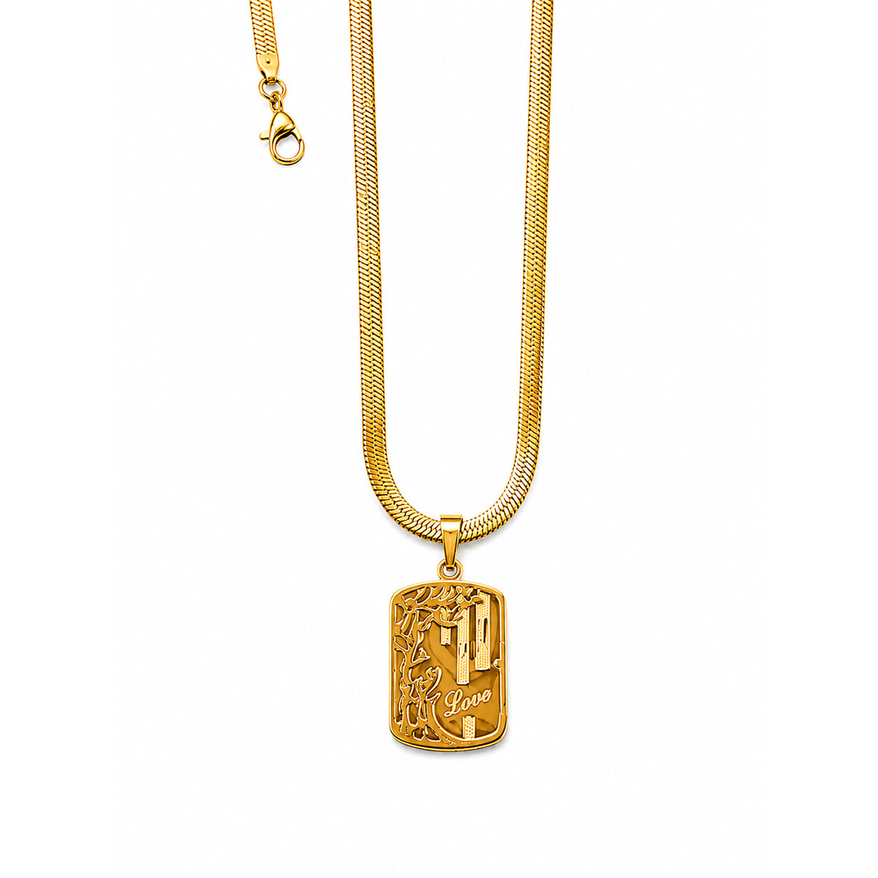 Amour Tag Necklace