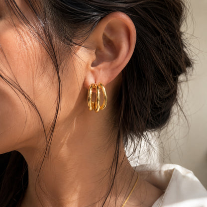 Triple Hoop Earrings