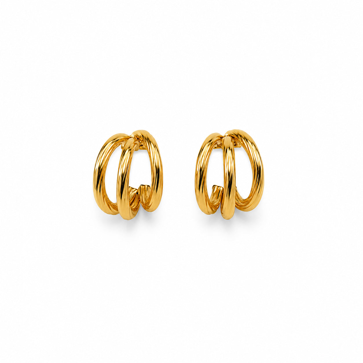 Triple Hoop Earrings