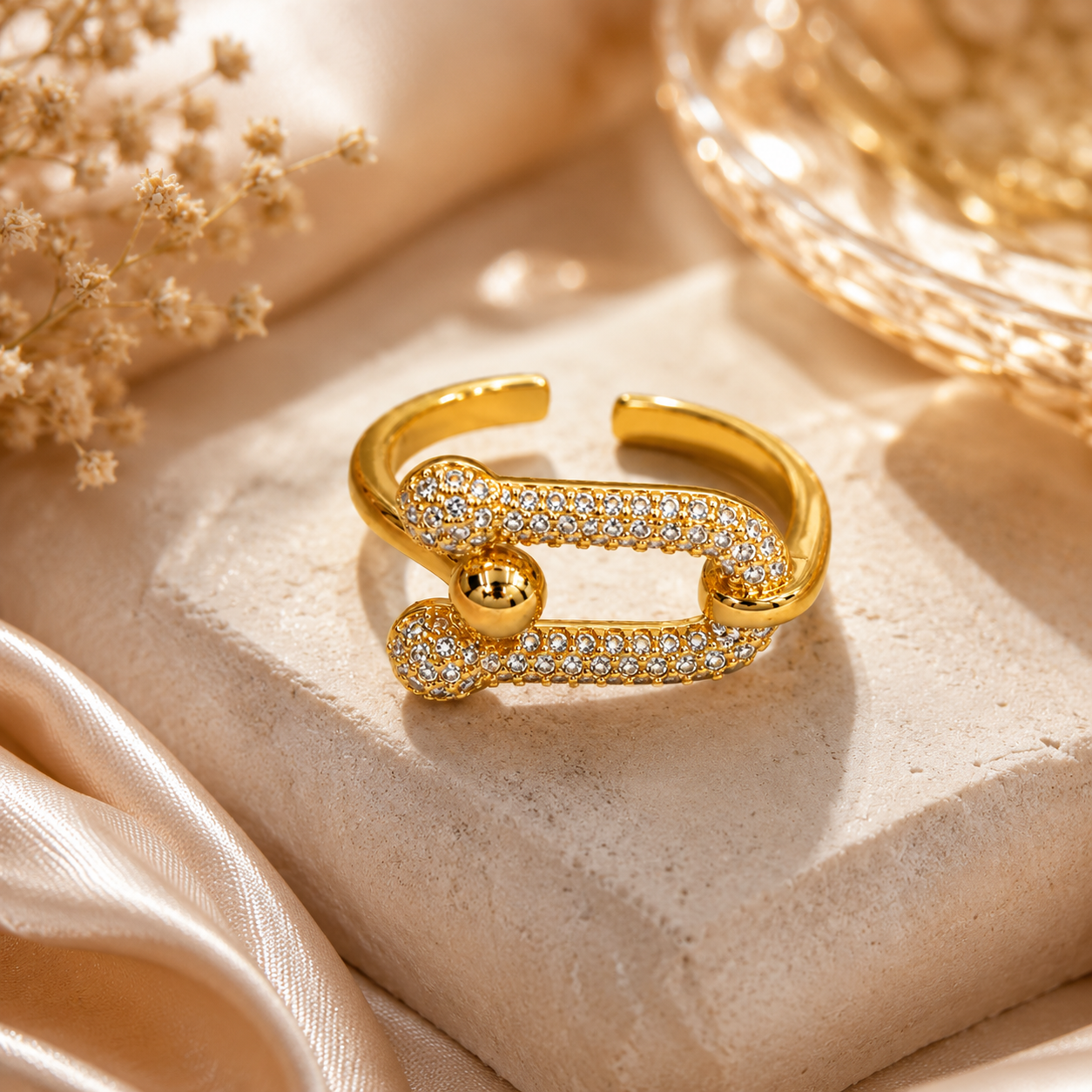Sûreté Pavé Ring