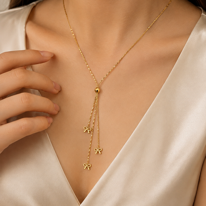 Noelle Bow Necklace