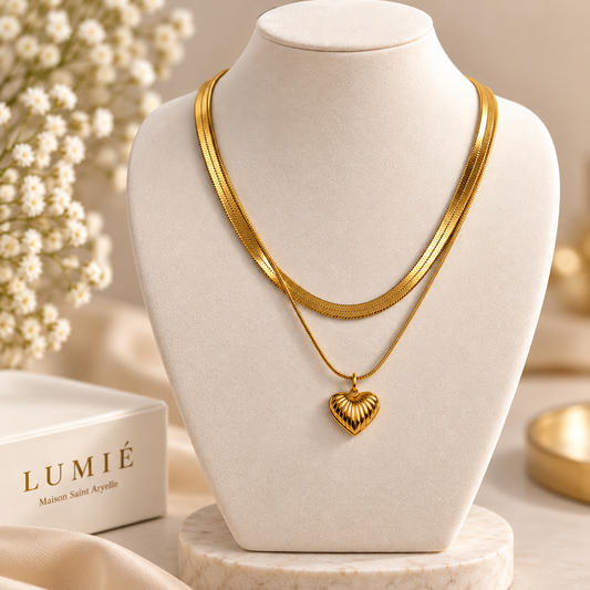 Coeur Double-Layer Necklace