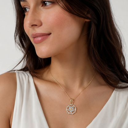 Crystal Bloom Pendant